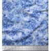 Soimoi Blue Cotton Canvas Fabric Floral Decor Fabric Printed BTY