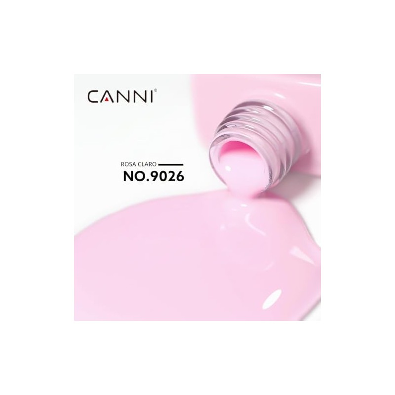 CANNI- Esmalte de uñas en gel rosa claro, 1 pieza
