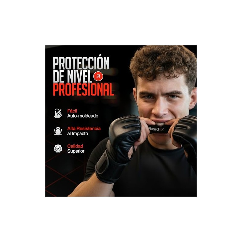 Gen?rico Mouth Guard Blanco Bucal Protector Deportes