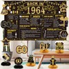 60th Birthday Decorations for Men Women,24PCS 1964 Banner Decorations,Including 1964