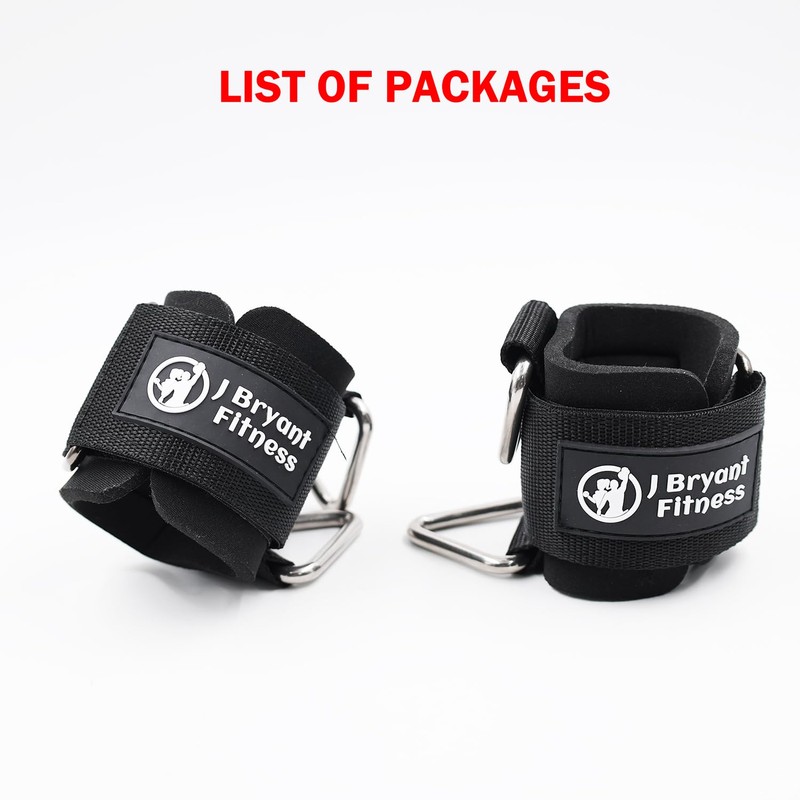J Bryant Neoprene Padded Wrist Straps with Adjustable Triangular Hook&Loop