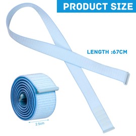 Catheter Leg Bag Straps Adjustable Non-Slip Catheter Holder Leg Urine Bag Hose Holder Fixing Straps for Leg Catheter Fixation Pack of 2