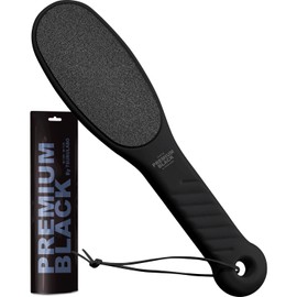 PremiumBLACK Heel Exfoliating Dermatologist Joint Men's Coarse/Fine Double-Sided Heel File Exfoliating Pumice Stone Foot Care Crane Lab