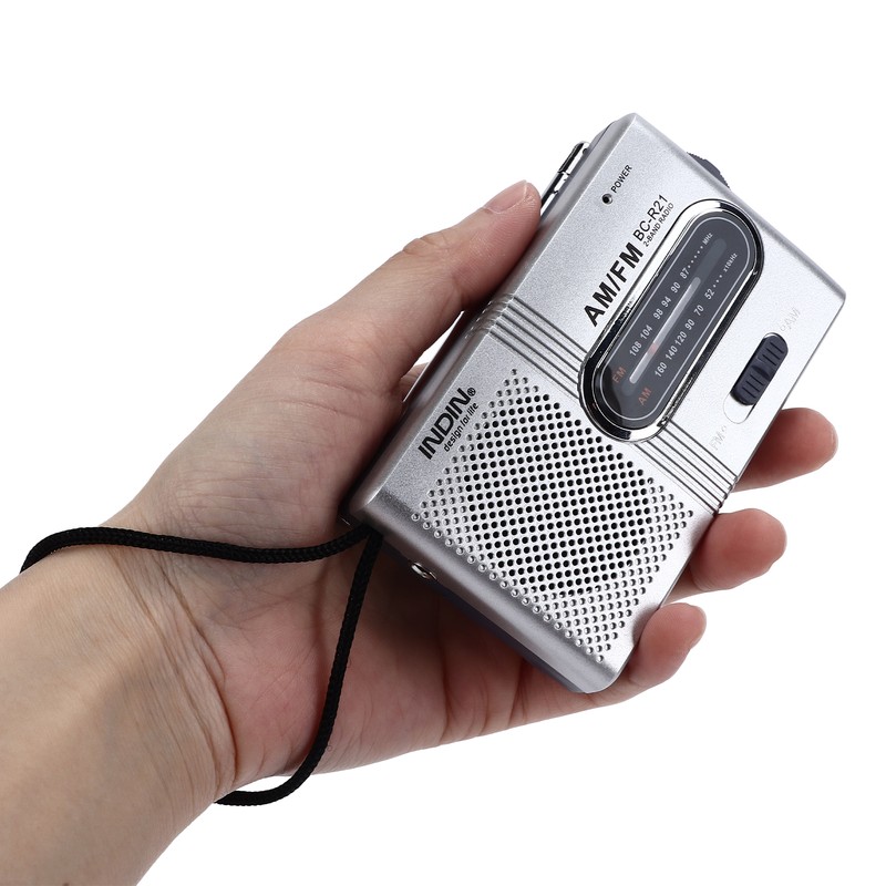 Portable Pocket Radio Mini Radio Player AM FM Compact Radio