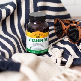 Country Life Country Life Vitamin D3 2500 IU Soft Gels, Larger, 200 sg, 200 Count