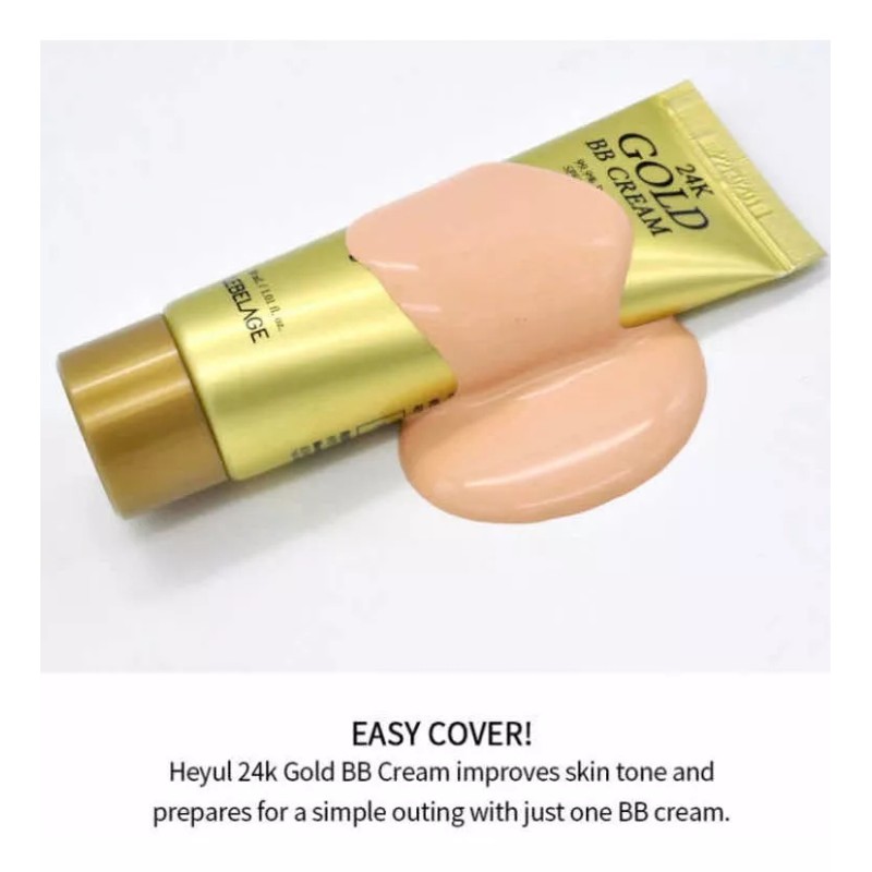 Bidameun Crema Base De Maquillaje Coreana_ Bb Cream_ Oro 24k