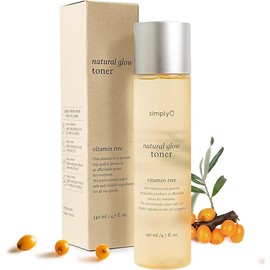 Natural Glow Facial Toner | 83% Sea Buckthorn Extract | Korean Skincare, Vegan, for Sensitive Skin, 4.7 fl oz