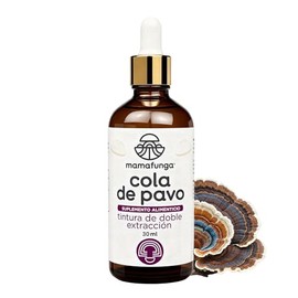 Cola de Pavo (Trametes Versicolor) - Extracto Líquido de Doble Extracción | Apoyo Nutricional para el Bienestar Digestivo y la Vitalidad | Suplemento 