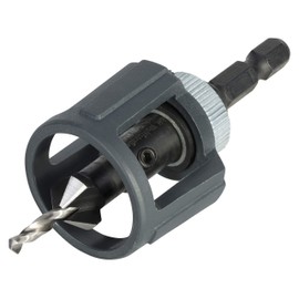wolfcraft Screw Starter With Countersink and Depth Stop I 4392000 I Drilling and countersinking in one step