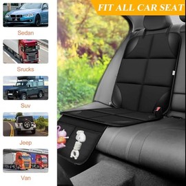 Alfombrilla antifricción y Antideslizante para el Asiento del Coche, Protector del Asiento del Coche, Rotector de Asiento de Coche Impermeable con Bol