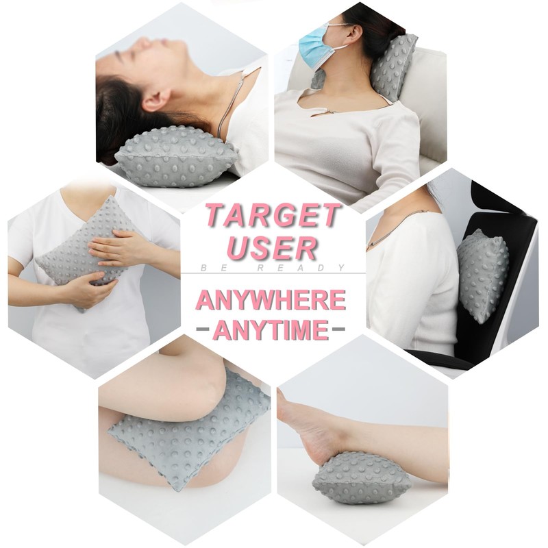 D. Cozy 2 Pcs Soft Knee Pillow for Side Sleepers,