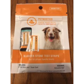 Petnostics Bladder Stones Strips Kit 3 Test Strips 5 Strips And 1 Card