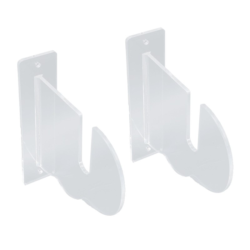 2PCS Skateboard Wall Mount Display Rack Acrylic Skateboard Wall Hanger