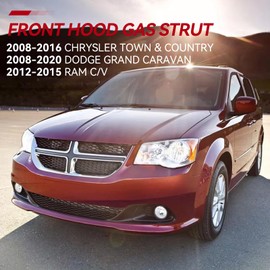 Vepagoo Lift Gate Gas Strut for 2008-2020 Dodge Grand Caravan Rear Hatch Shock for 2008-2016 Chrysler Town & Country Tailgate Spring Lift Support for 2012-2015 Ram C/V Base Mini PM3017 Strut Qty 2