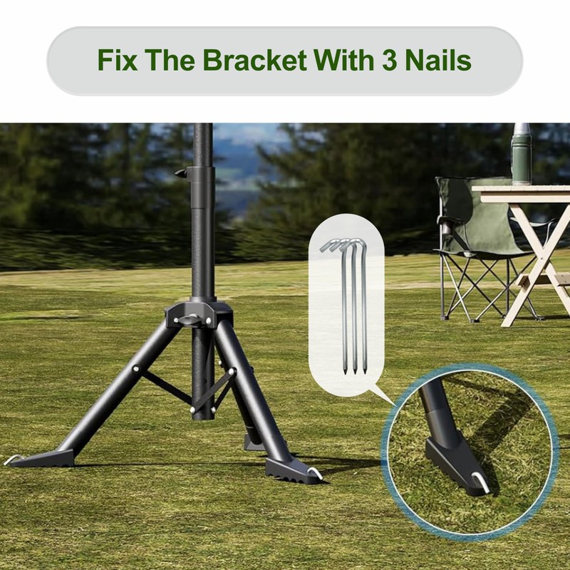 Gen 3 Starlink Tripod Stand with Pipe Adapter, Compatible with