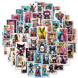 50 Piece Skateboard Decal/Pack Cool Waterproof Vinyl Stickers Art Stickers for Laptop Water Bottle Suitcase Phone Luggage Skateboarding Stickers Decal for Teens Adults