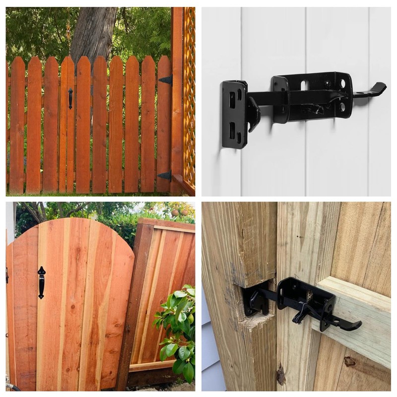 WellMade Thumb Gate Latch Heavy Duty,Self Locking Door Latches and