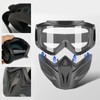 Motorcycle Riding Goggles with Face Cover | Safety Goggles,Motorcycle Helmets