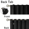 BGment Short Blackout Curtains 30 Inch Length for Small Windows