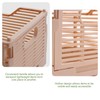 Vivikivi 4-Pack Plastic Crates for Storage, Collapsible Storage Crates Stackable,