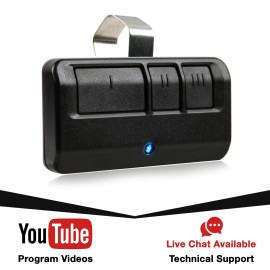 Garage Sync 2 Garage Door Opener Remote Black for Liftmaster Chamberlain 893LM G953EV-P2