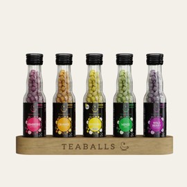 Teaballs Rainbow Set with Raspberry, Orange, Mint, Lemon, Wild Berry, Pack of 5 for 375 Cups of Tea