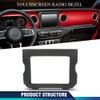 PIT66 8.4" Uconnect Touchscreen Radio Bezel Surround Compatible with Jeep