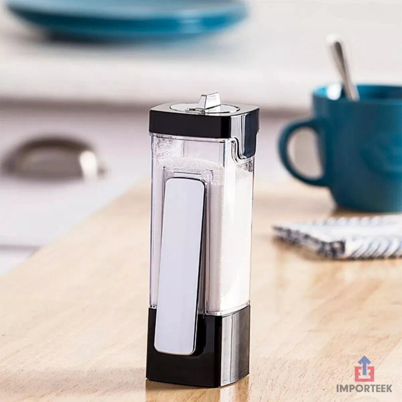 Importeek 6pz Contenedor Dispensador Azucarero Sal Especias Condimento