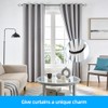 Curtain Rope Tiebacks, Boho Style Curtains Tied Backs Hand-Woven Knitted
