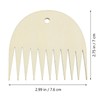 HEALLILY 1 Pc Tapestry Weaving Comb Wood Loom Comb DIY