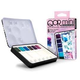 QoR Artist Watercolors, Granulators, 6 Color Half Pan Set