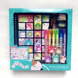 Kellytoy Original Squishmallows Activity Graphic Journaling Set - 200+ Stickers