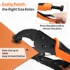 Heavy Duty Snap Fastener Tool, Snap Tool with 3 Dies,