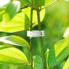 100Pcs White Plastic Trellis Clip Plants Support Clips, Tomato Clips,