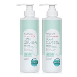 Vaseline Moisture Tree Arc Cleansing Foam 500ml 2 / 바세린 모이스처 티트리 아크네 클렌징폼 500ml 2개
