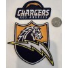 Unbranded 2-Los Angeles CHARGERS EMBROIDERED IRON ON PATCHES 3"x 2”&