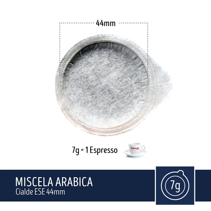 CAFFÈ TORALDO - MISCELA ARABICA - Box 50 PADS ESE44