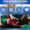 1InTheOffice Red File Folders Letter Size, File Folders with Tabs,