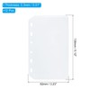PATIKIL A7 Binder Pockets, 12 PVC 6 Ring Binder Pouch