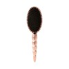 Francfranc French Shiv Dual Oval Hairbrush Shiny Pink Gold