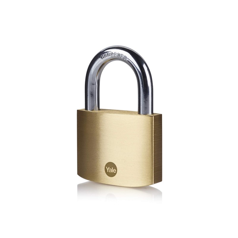 Yale Y110B/60/132/1/B Brass Padlock, 60 mm, 1 Box, 60mm
