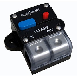 Harmony Audio HA-CB150 Car/Marine Stereo Manual Reset 150 Amp Circuit Breaker 12 Volt