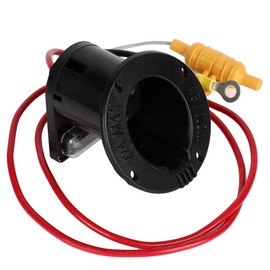 ILVGOLF 48 Volt Charger Receptacle and Fuse Assembly for Club Car DS 2000-up Electric Golf Cart, Golf Cart Charging Receptacle Automotive Replace OEM 1018021-01 1018468-01