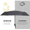 Compact Folding Umbrella Travel Umbrella - Umbrellas for Sunny &