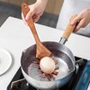 Wooden Pasta Spoon,Wooden Spaghetti Fork,26 Cm Long Hand Noodle Spoon,Pasta