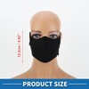 A ABSOPRO Adjustable Full Face Mask Adjustable 4.92" Windproof Face