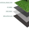 Artificial Grass Turf Lawn-8 x 10 Feet, 0.7" Indoor Outdoor