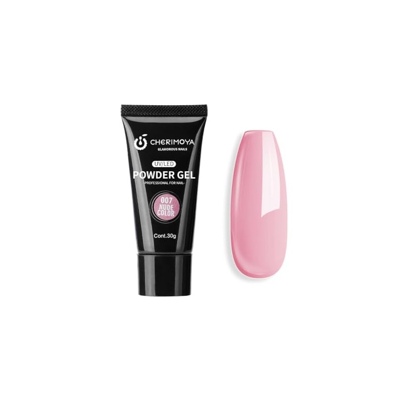 CHERIMOYA Poly Gel Constructor de Uñas 30g,Gel Fortalecedor para Extensión