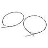 2 Pcs 36 Inch Rotary Latch Cables 92579 Truck Cap