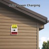 YBJ Solar Sound & Light Alarm Siren Wireless Outside Weatherproof